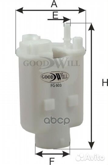 Фильтр топливный hyundai FG603LL Goodwill