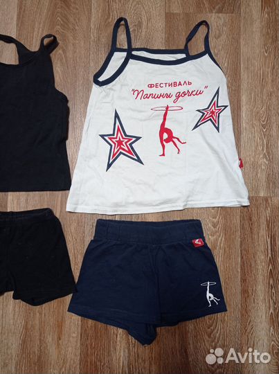 Футболка шорты гимнатика 104 110