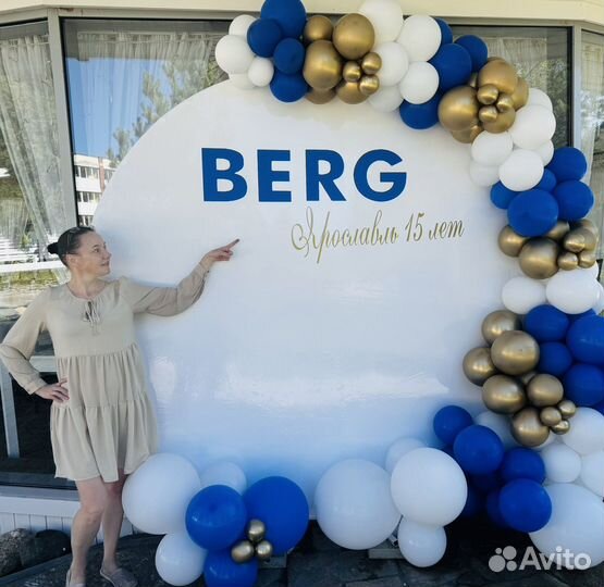 Фотозона из шаров гелиевые шары