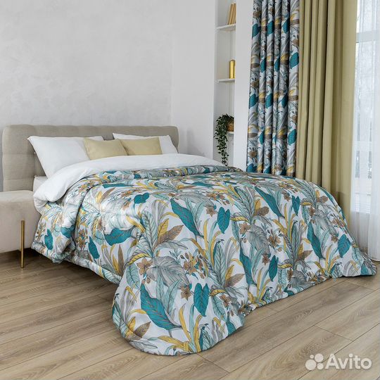 Покрывало Доминик бирюза новое плед на кровать