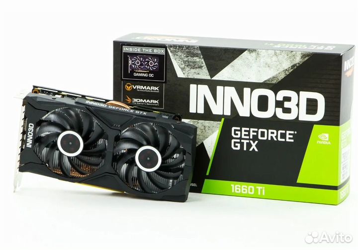 Продам видеокарту Nvidia 1660 ti inno 3d