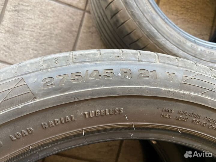 Continental Contact CT 21 275/45 R21 и 315/40 R21