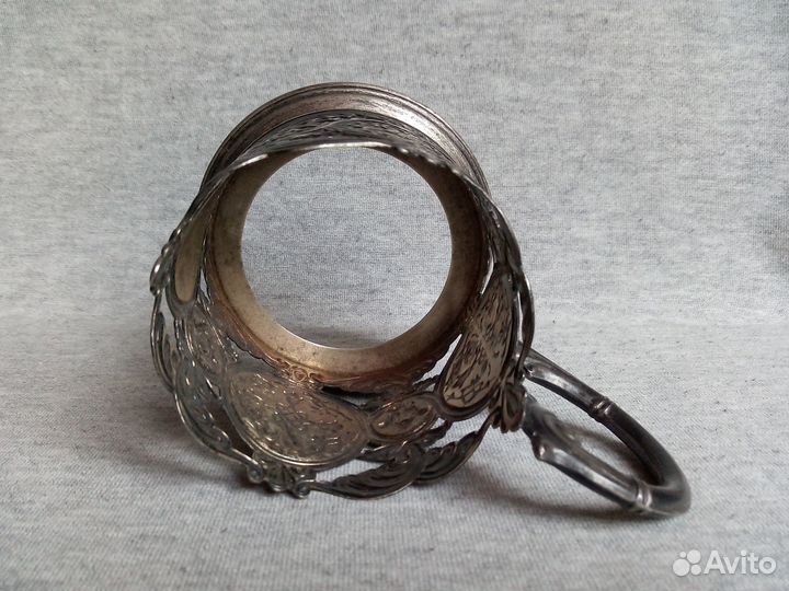 Подстаканник серебро 875 пробы Баку 1958