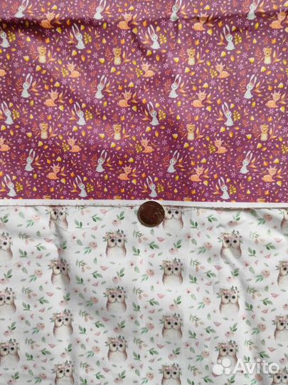 Набор тканей для шитья кукол мишек Тедди Пэчворка