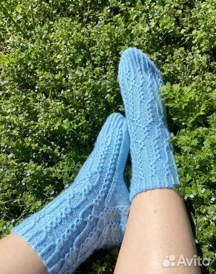 Носочки ажурные ручной работы