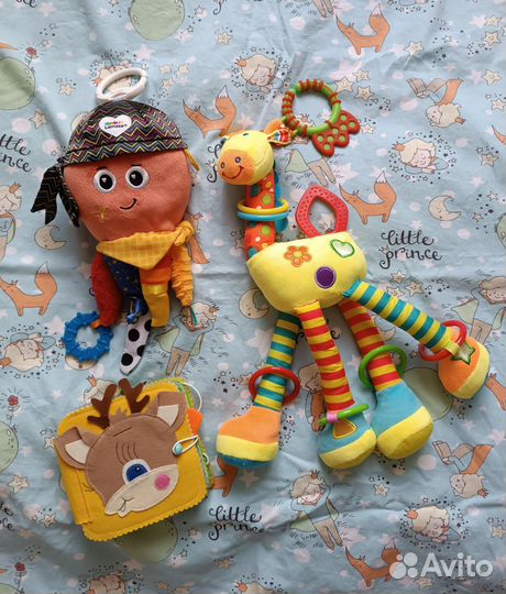 Развивающие тактильные игрушки для малышей пакетом