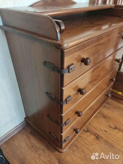 Детский пеленальный комод массив бука