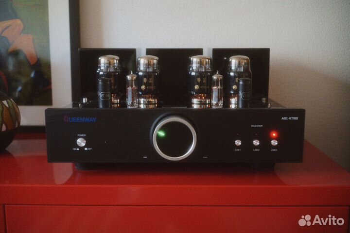 Ламповый усилитель 50 Вт KT88x4, 12AU7x2, 6N7x2