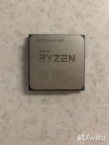 Процессор AMD ryzen 5 3600 купить в Санкт-Петербурге | Электроника | Авито