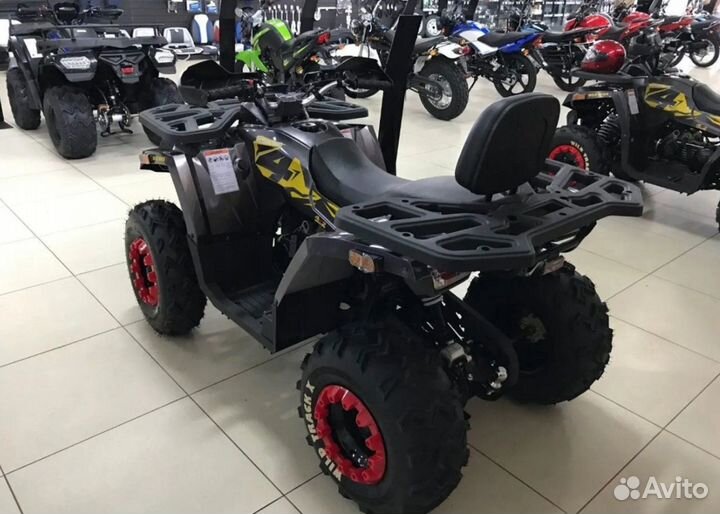 Квадроцикл Motoland Wild Track X 200 черно-красный