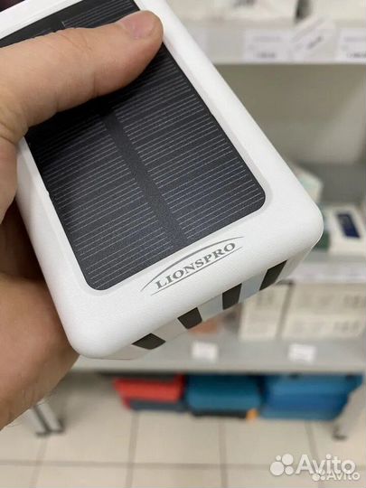 Повер банк Power Bank 30000 mah с солнечной батаре