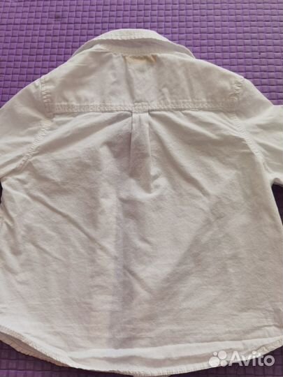 Рубашка белая 3 года