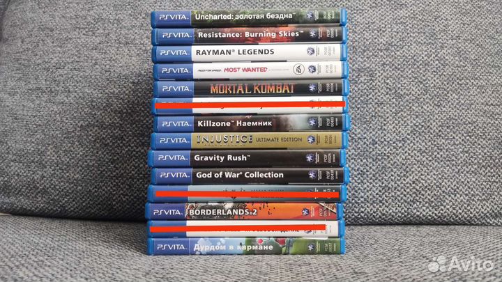 Игры PS Vita, наличие