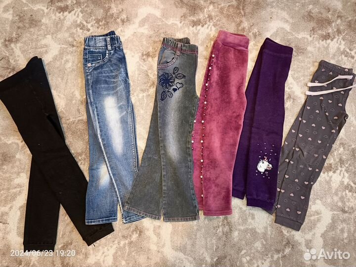 Джинсы леггинсы для девочки