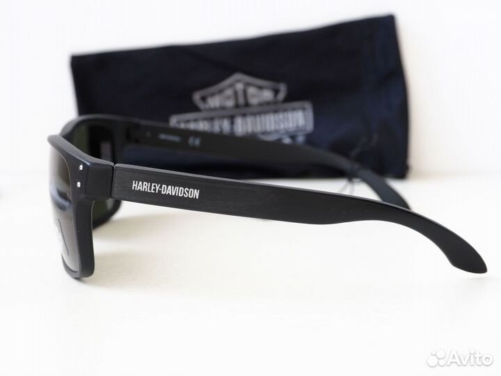 Очки Harley-Davidson зеленые стекла царапина
