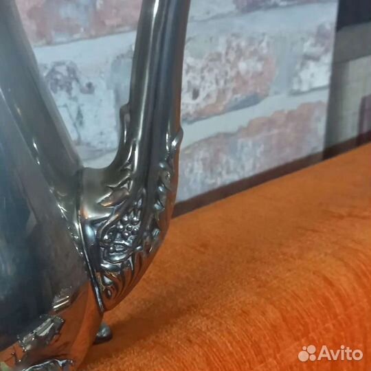 Сервиз кофейный чайный серебрение мельхиор Англия