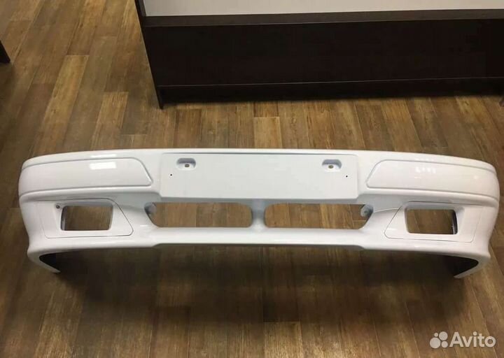 Бампер передний ваз спорт 2113 2114 2115 белый