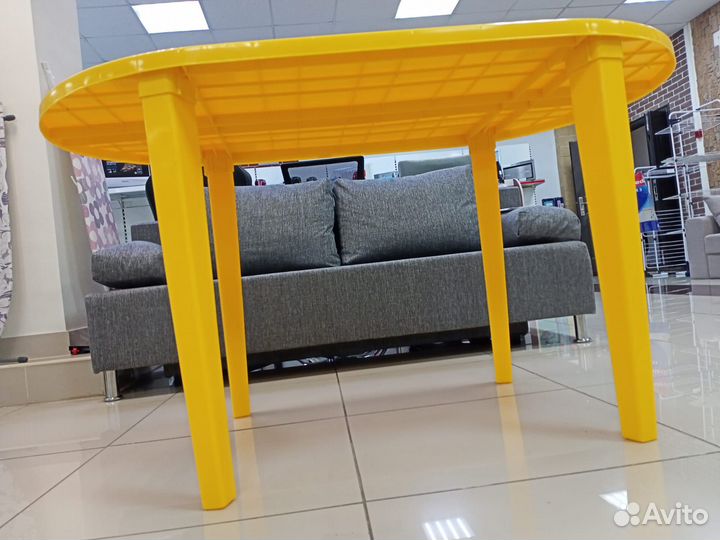 Стол обеденный садовый Стандарт Пластик овальный