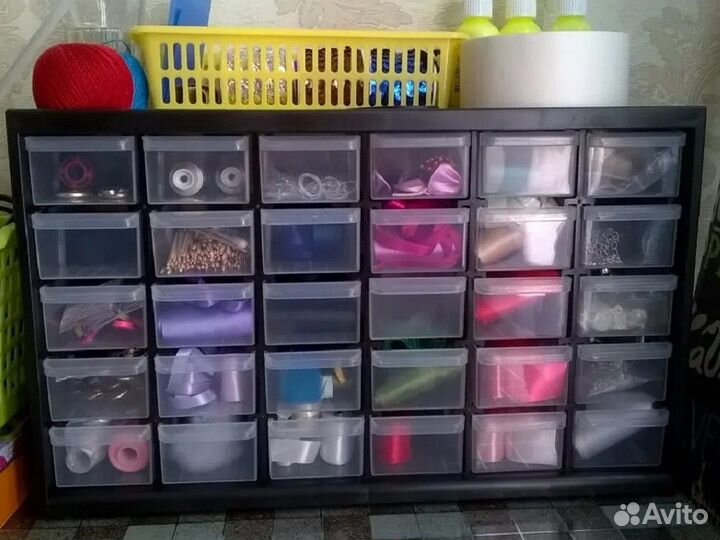 Стеллаж для мелочей Органайзер выдвижные ячейки