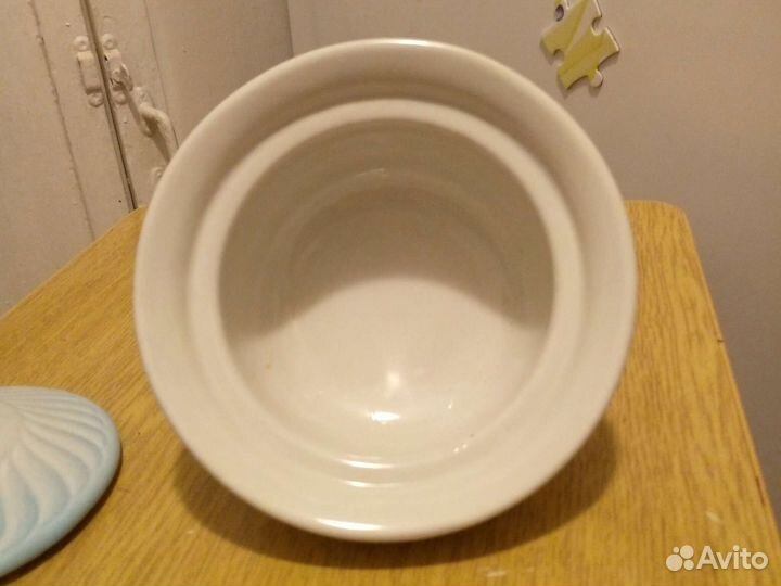 Масленка фарфор СССР московский завод изолятор
