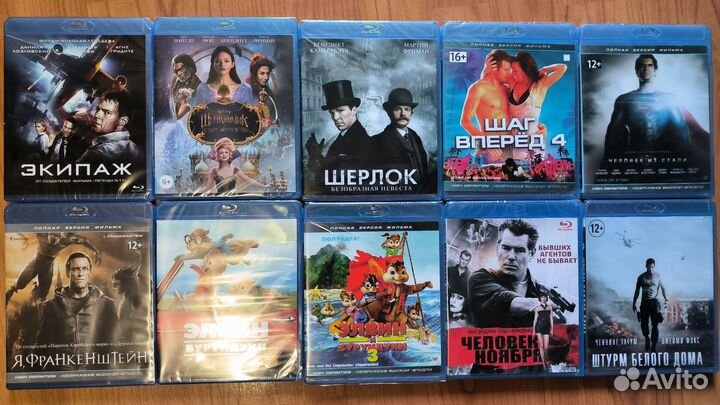 BD Blu ray BD-R диски, фильмы, часть 2