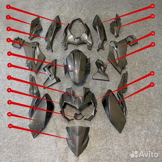 Kawasaki Z400 2019-2020 детали отдельно новые