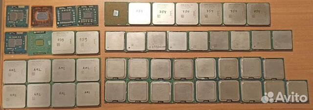 Процессоры 775, 478, 754, 939, AM2, G1, S1
