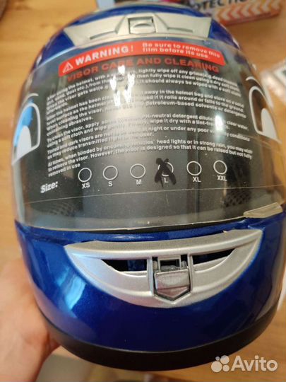 Мотошлем новый, размер L