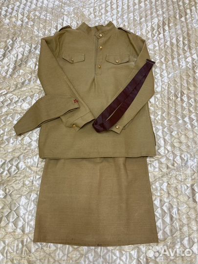 Детский военный костюм девочке