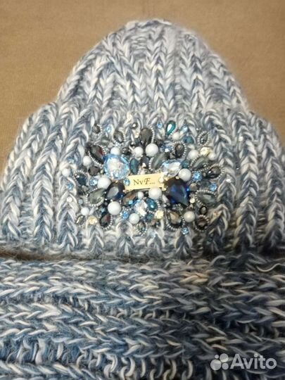 Женская шапка и снуд