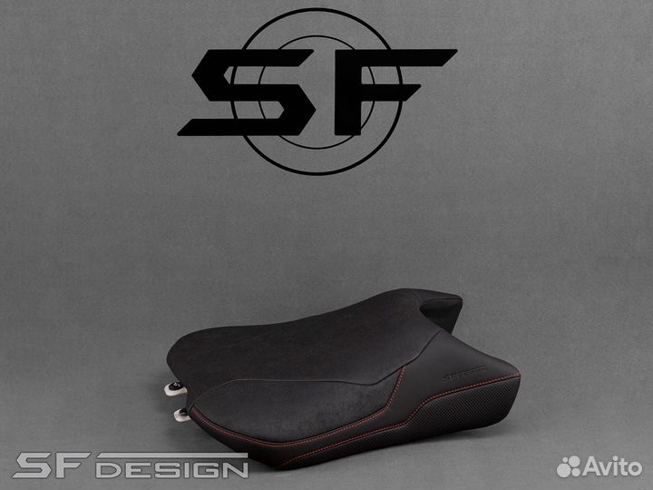 Сиденье Kawasaki ZX1000 Red Seekers Black Wonder