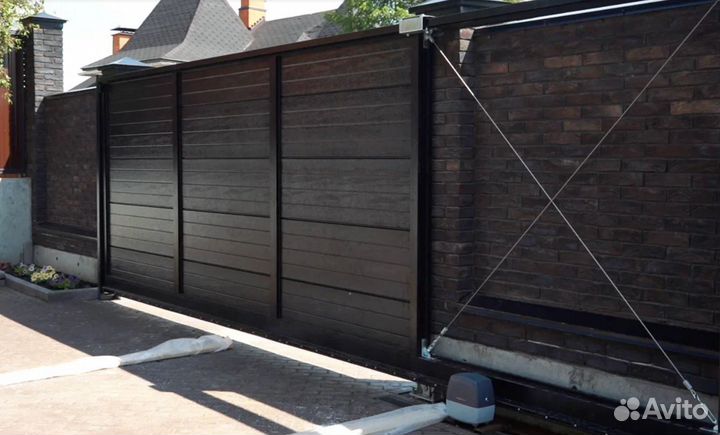 Готовые откатные ворота в рассрочку
