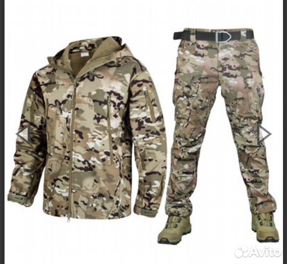 Костюм тактический Softshell мультикам