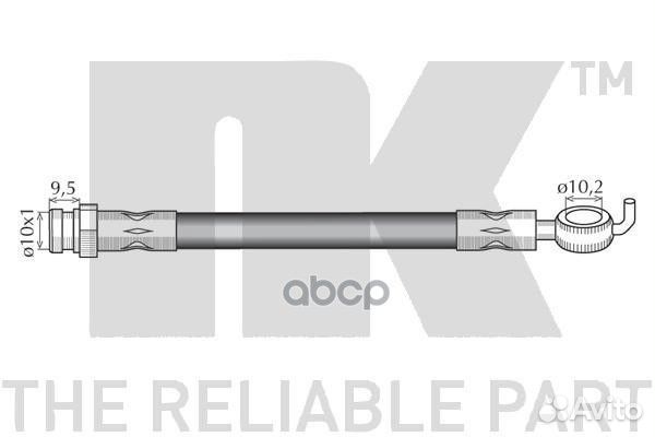 Шланг тормозной 853249 Nk