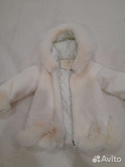 Шубка детская мехавушка межсезонье