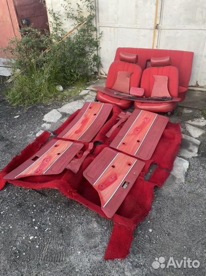 Малиновый салон ваз 2106 полный комплект