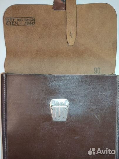 Сумка - Планшет офицерский кожаный 1966 год СССР