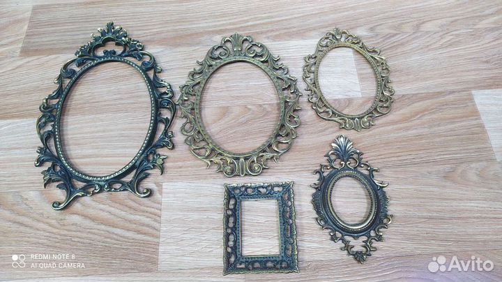 Настенные Рамки для фото старинная Бронза