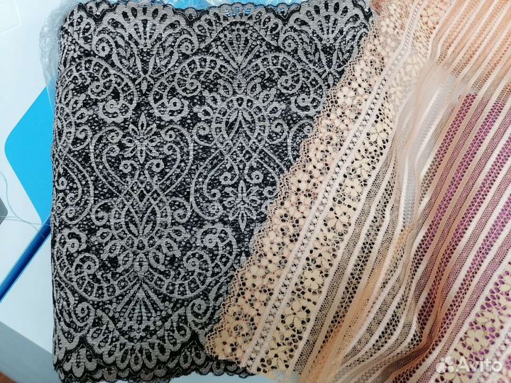 Кружево стрейч для пошива нижнего белья + фурнитур