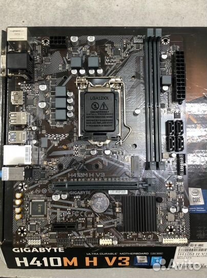Материнская плата microatx S1200 gigabyte H410M