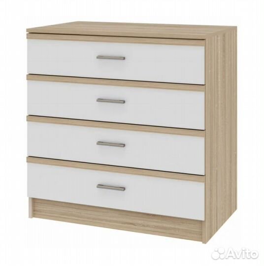 Комод «Сакура» дуб сонома/белый
