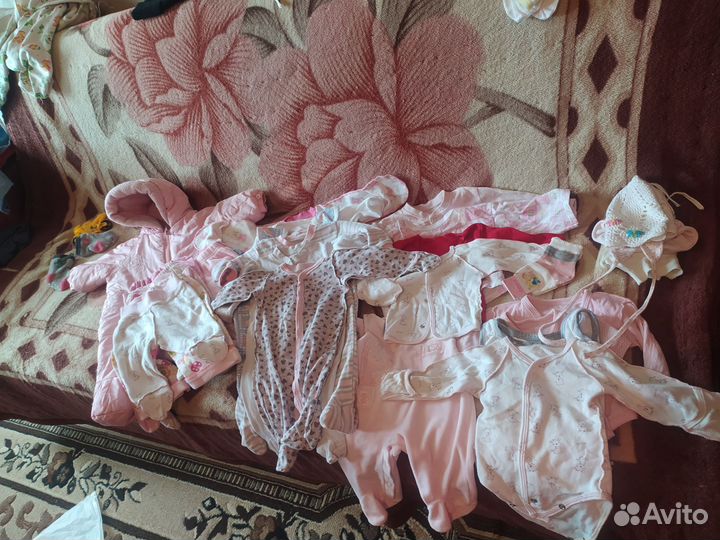 Детская одежда для девочек пакетом 56-62