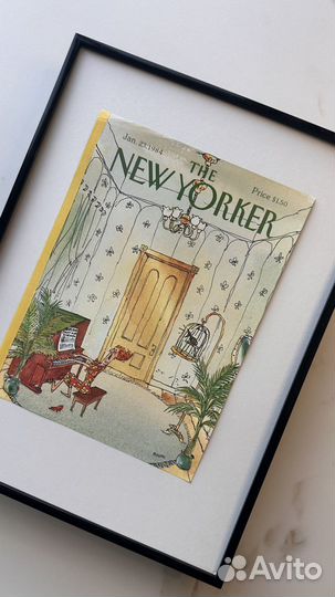 Винтаж обложка The New Yorker от 23 января 1984