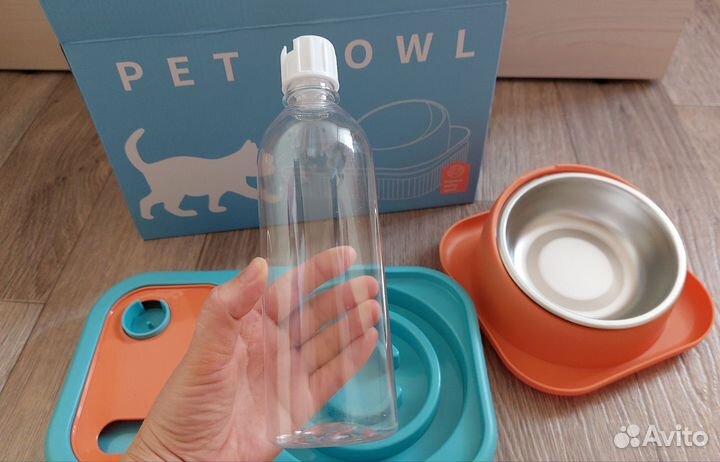 Миска автопоилка для кошек и собак мелких пород