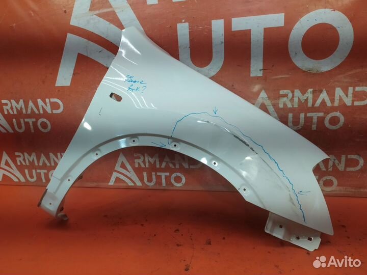 Крыло переднее правое Nissan Qashqai 1 J10