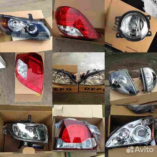 Монтажный набор фары левый перед для fiat panda (1