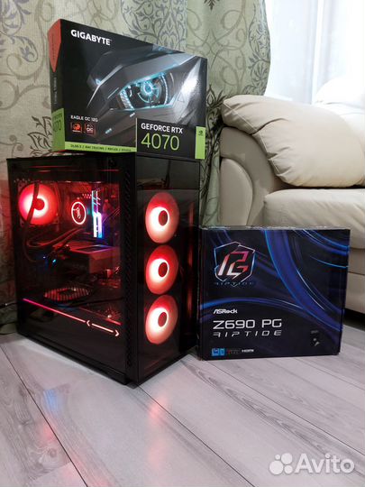 Мощный i7 12700k+RTX4070 12gb