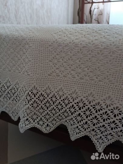 Вязаные покрывала или большая скатерть