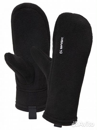 Варежки polar mitts light черный L