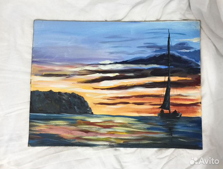 Картины акрилом морская тематика